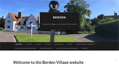 Desktop Screenshot of berden.org.uk